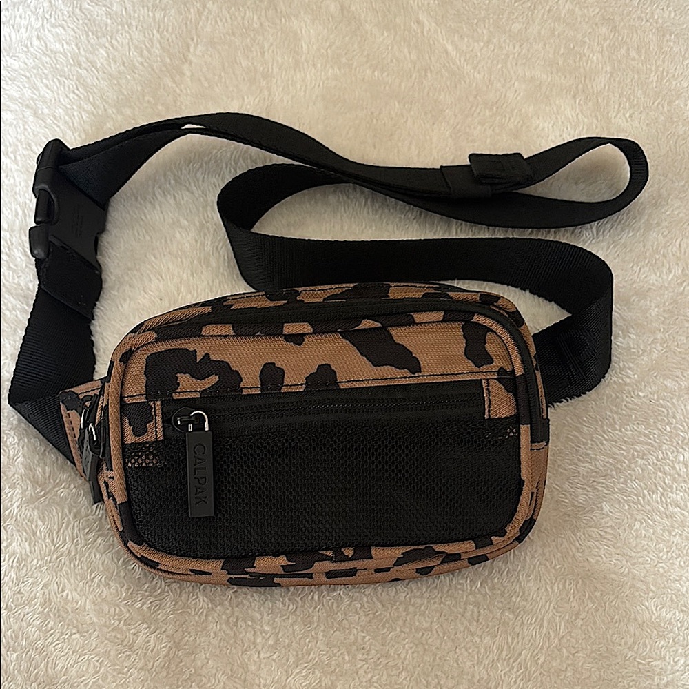 Calpak Leopard Stevyn Crossbody bag